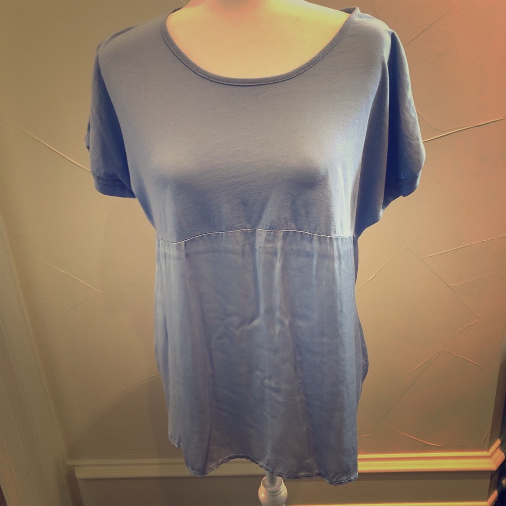 Wilkanda pale blue top   One size